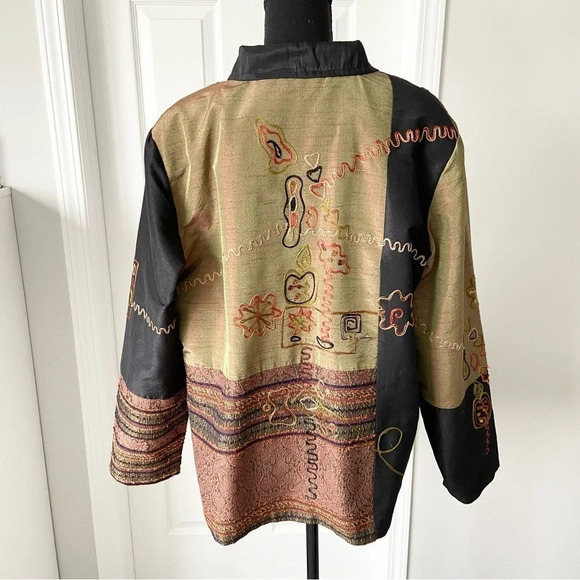 Allure Patchwork Embroidery Novelty Jacket - Picture 3 of 16